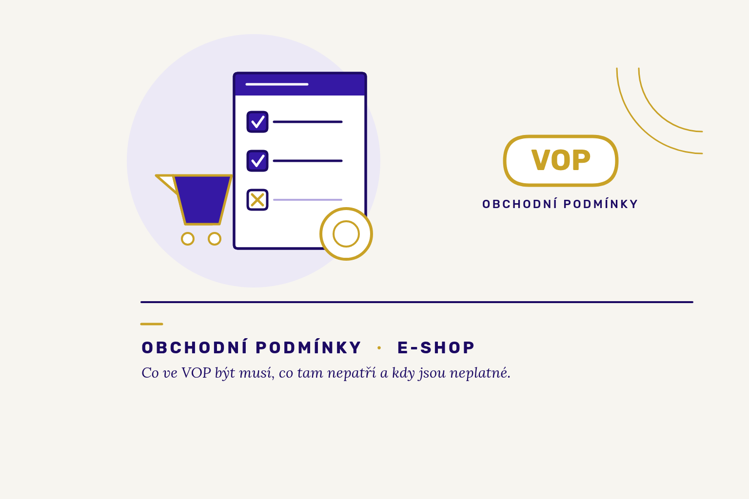 Všeobecné obchodní podmínky: Jak je mít správně.